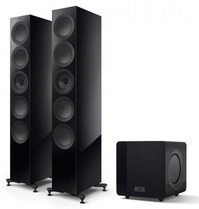 KEF KEF R11 Meta - Paar + KF92 - Schwarz