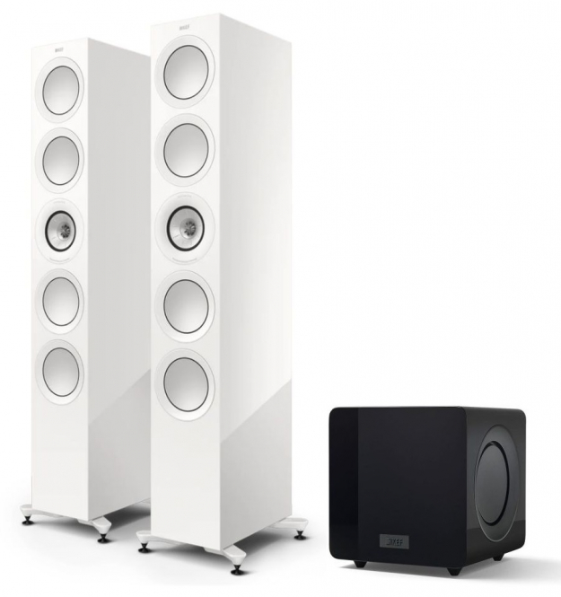 KEF KEF R11 Meta - Paar + KF92 - Weiß