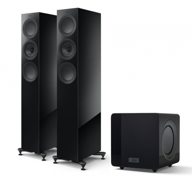 KEF KEF R5 Meta - Paar + KF92 - Schwarz