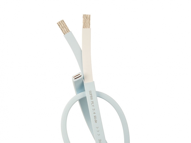 Supra Cables Supra Cables Ply - weiss - Meter - 2 x 3,4mm²