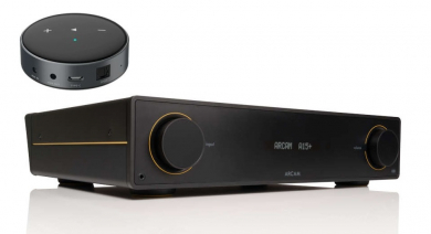 Arcam Radia A15+ - schwarz + WiiM Mini 