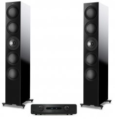 Atoll IN300 und KEF R11 schwarz 