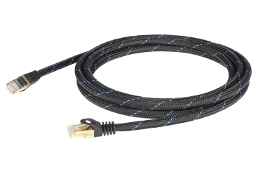 Black Connect Cat 6a - Netzwerkkabel 2m