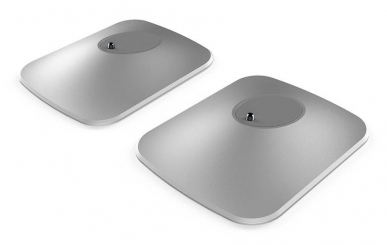 KEF P1 Tisch Standfuß - Paar Silber