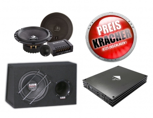 Car-Hifi-Paket Helix + Audio System 