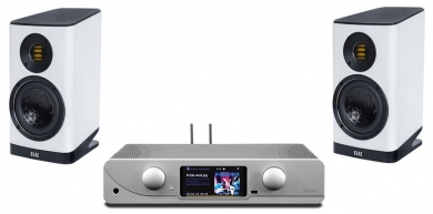 Elac VELA BS 403 + Atoll SDA 200 - Weis/ Silber 