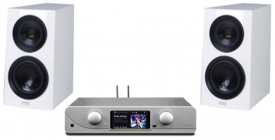 Elac Concentro S 503 + Atoll SDA 200 - Weis/ Silber 