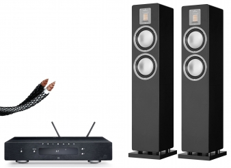 Primare I15 Prisma + Audiovector QR 3 paar + Referenz LS-104 Micro AIR 