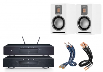 Primare I15/CD15 Prisma + Audiovector QR 1 paar + Inakustik LS-40 + Premium RCA 