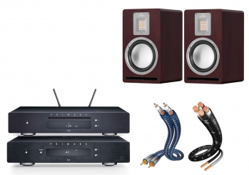 Primare I15/CD15 Prisma + Audiovector QR 1 paar + Inakustik LS-40 + Premium RCA 