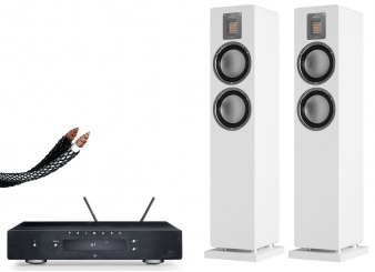 Primare I15 Prisma + Audiovector QR 3 paar + Referenz LS-104 Micro AIR 