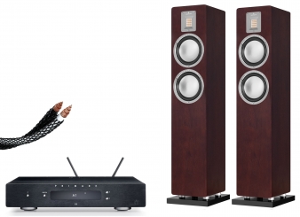 Primare I15 Prisma + Audiovector QR 3 paar + Referenz LS-104 Micro AIR 