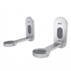 KEF B1 Wall Bracket - Silber, Paar Silber