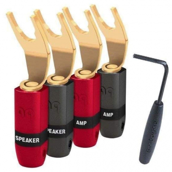 Audioquest SureGrip300 Spade (Gold) - 4er Set 