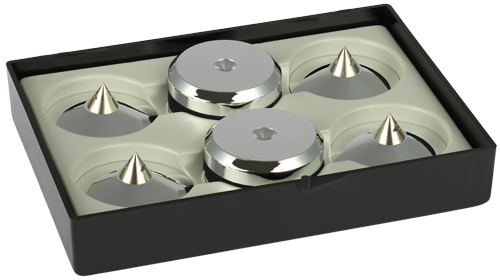 Audio Selection Spike &amp;amp; Disc klein 4er Set Schwarz