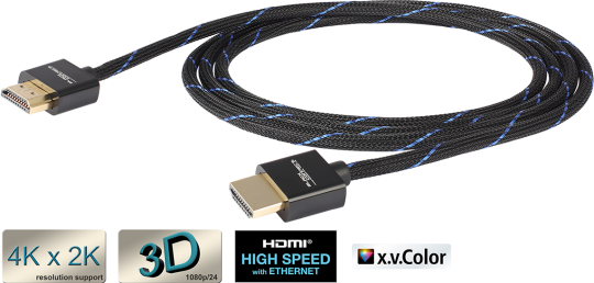 Black Connect HDMI Slim 