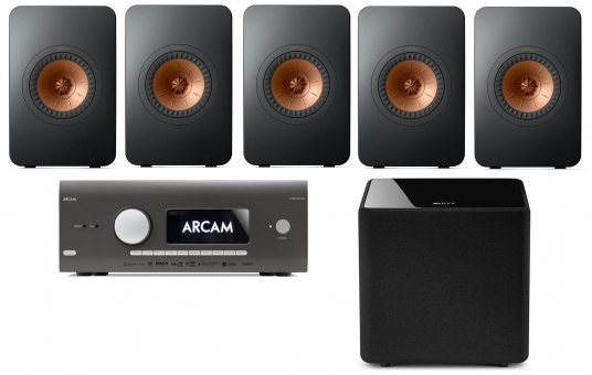 Arcam AVR11 + 5x KEF LS50 Meta + KEF Kube 8b 